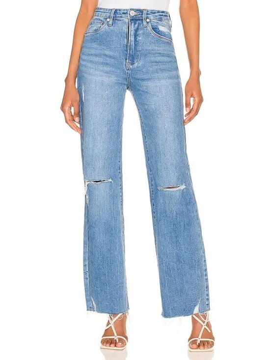 BLANKNYC Denim - BLANKNYC The Franklin Rib Cage Jeans Sunset Rider Blue